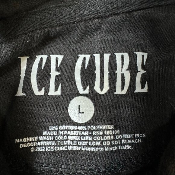 Ice Cube Mens Large Black Graphic Hoodie Good Day Vintage Sweatshirt Large - Picture 4 of 7